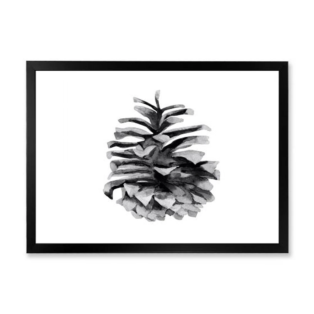 Conifer Cone Monochrome Wall Art
