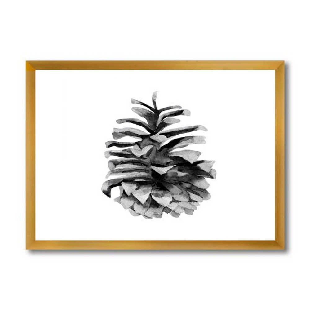 Conifer Cone Monochrome Wall Art