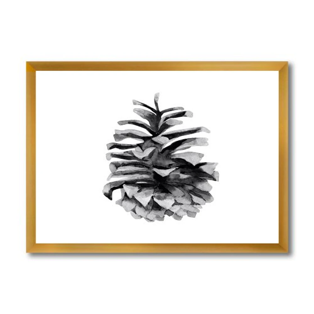 Conifer Cone Monochrome Wall Art