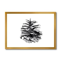 Conifer Cone Monochrome Wall Art