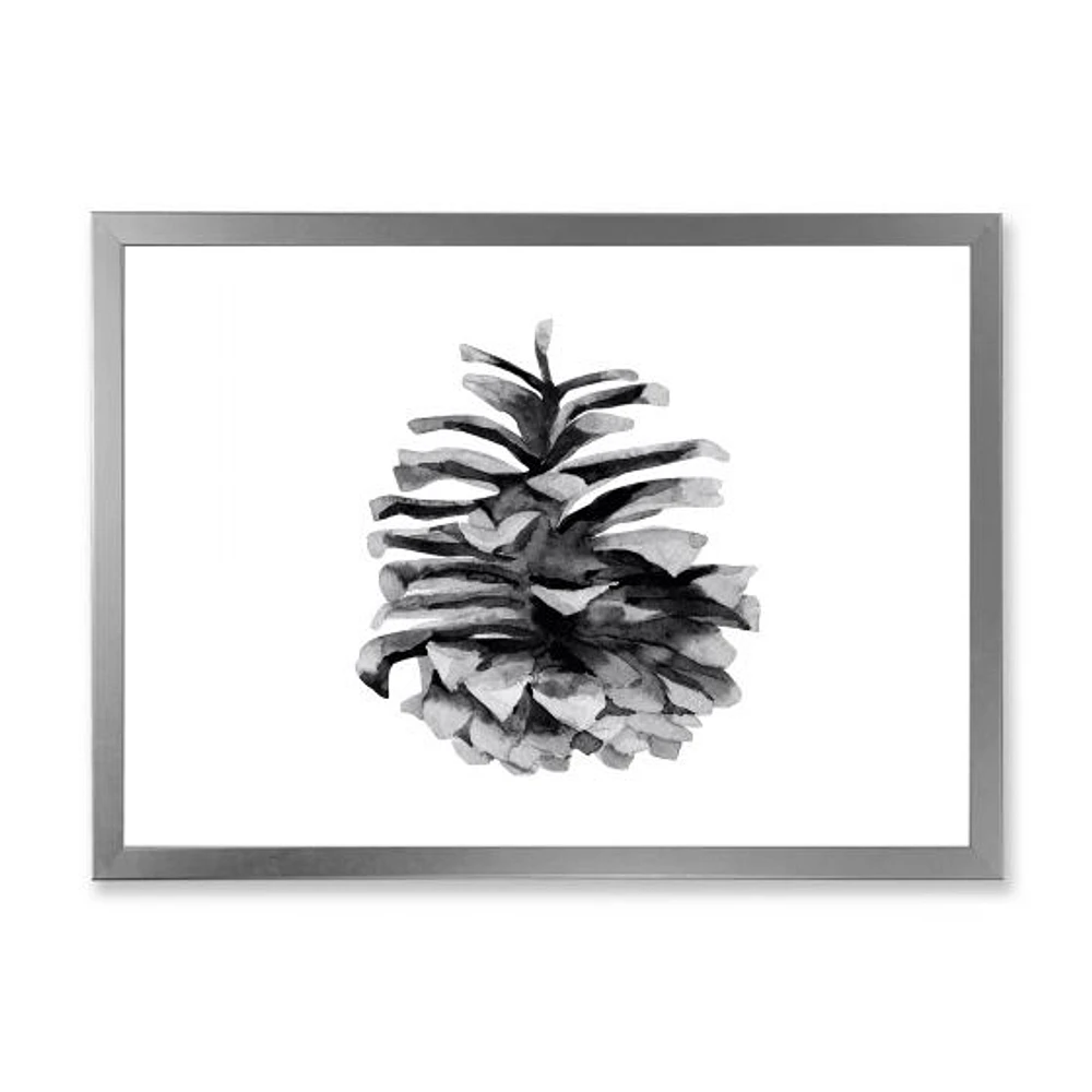 Conifer Cone Monochrome Wall Art