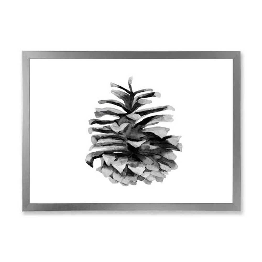 Conifer Cone Monochrome Wall Art