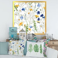WildFlowers Chamomile and Clover Bell II  Wall Art