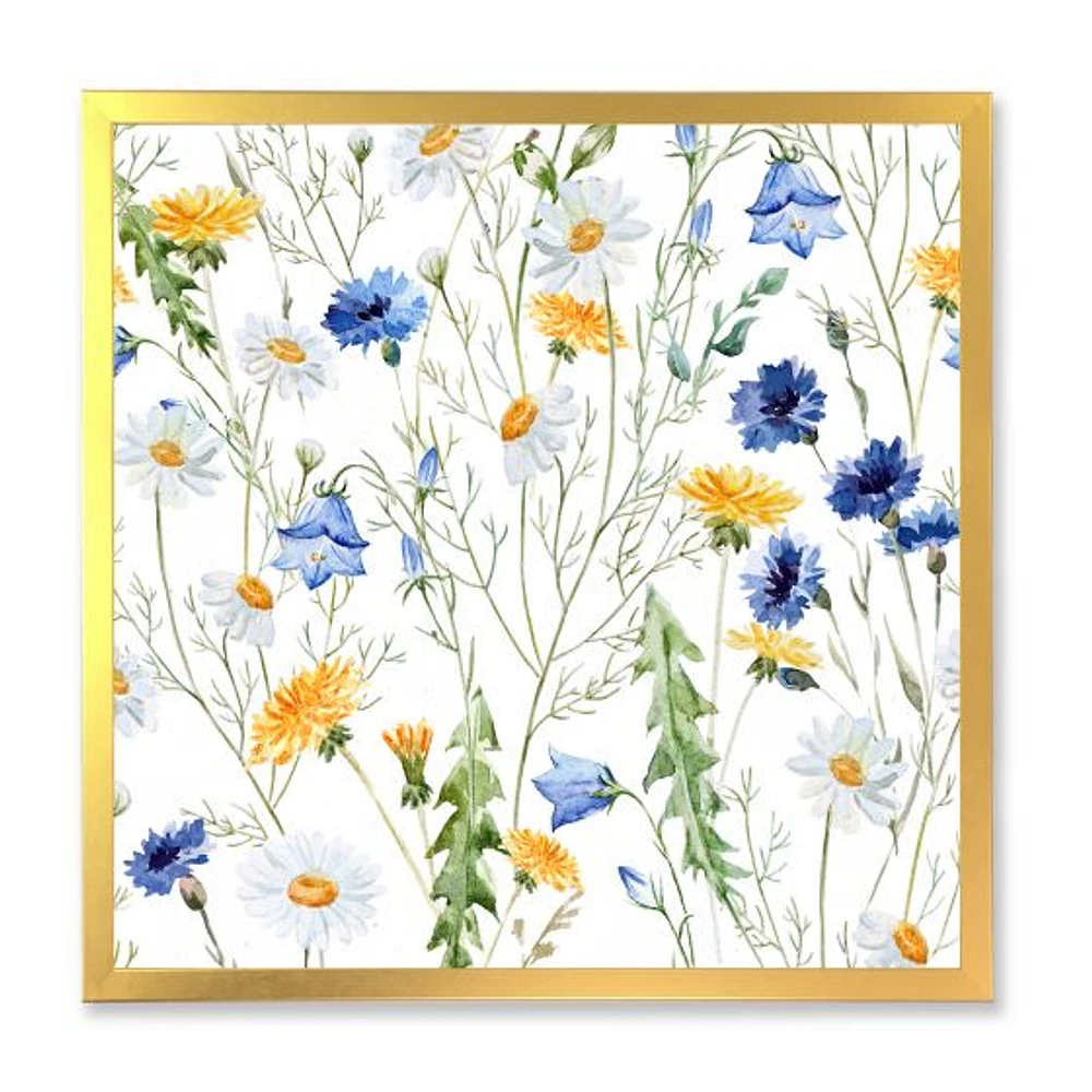 WildFlowers Chamomile and Clover Bell II  Wall Art