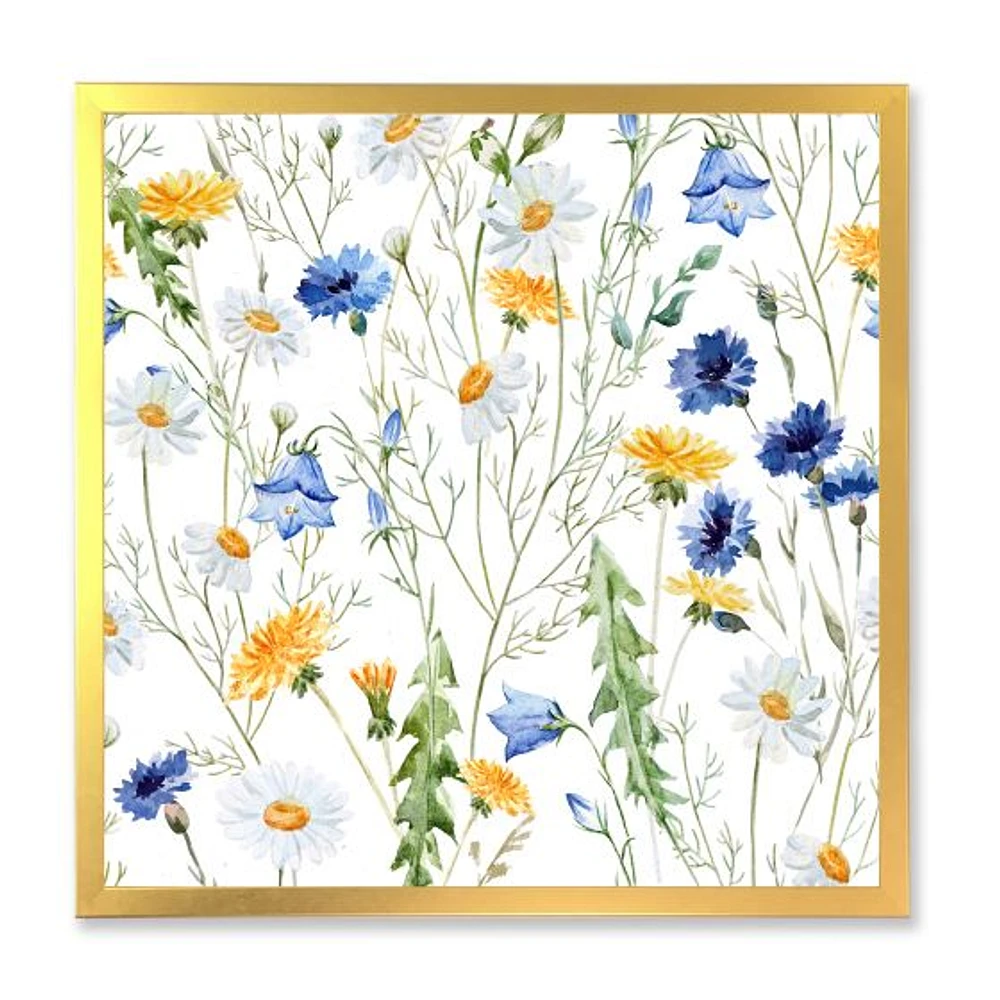 WildFlowers Chamomile and Clover Bell II  Wall Art