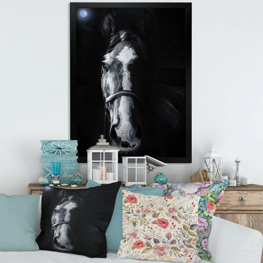 Horse Staring Sinister  Wall Art