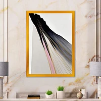 Minimalism Pink And Gold Cubic Fusion VI Wall Art