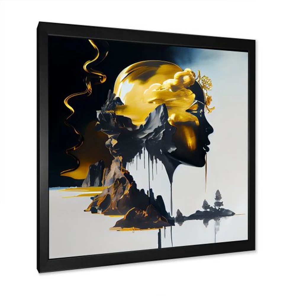 Double Explosure Of Man Dream Wall Art