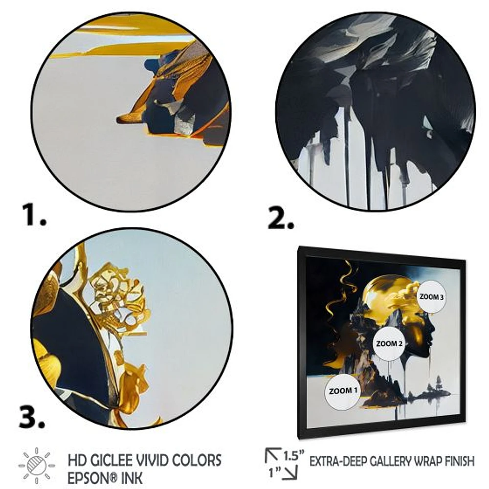 Double Explosure Of Man Dream Wall Art
