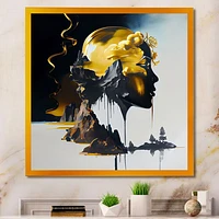 Double Explosure Of Man Dream Wall Art