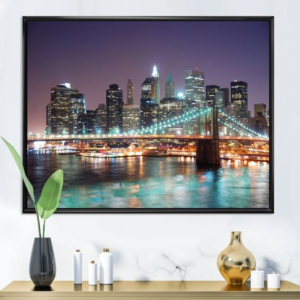 New York City Manhattan Skyscrapers  Wall Art