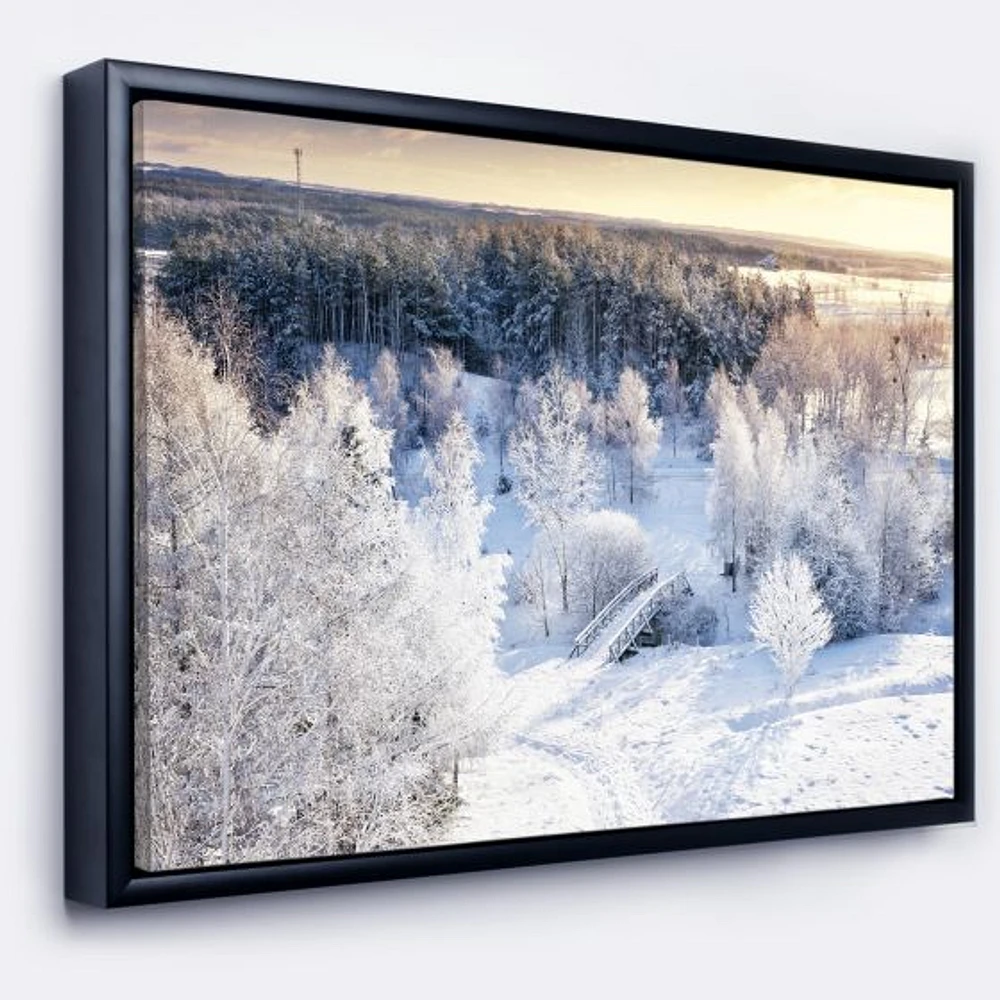 Beautiful Winter Panorama  Wall Art