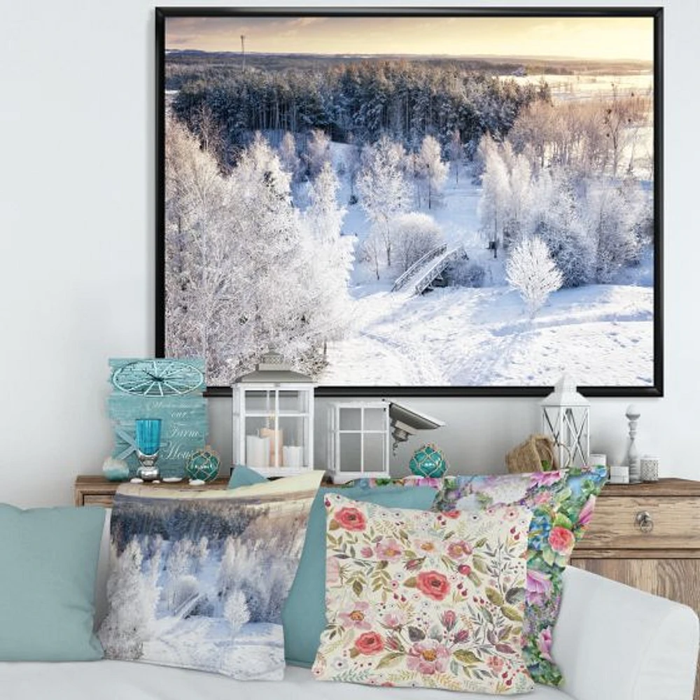 Beautiful Winter Panorama  Wall Art