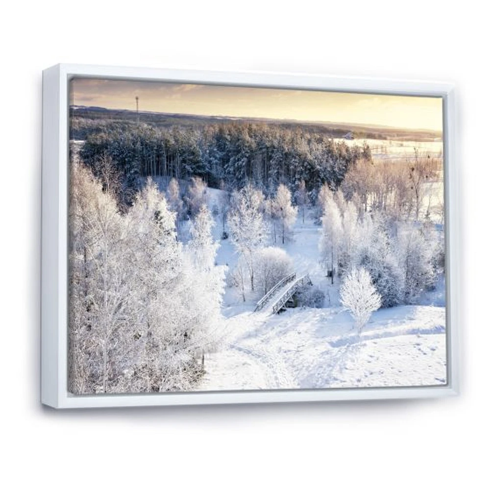 Beautiful Winter Panorama  Wall Art