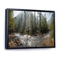 Mountain River Panorama  Wall Art