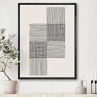 Minimal Geometric Compostions of Elementary Forms XIX  Wall Art