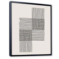 Minimal Geometric Compostions of Elementary Forms XIX  Wall Art