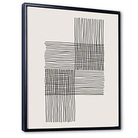 Minimal Geometric Compostions of Elementary Forms XIX  Wall Art