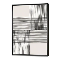 Minimal Geometric Compostions of Elementary Forms XIX  Wall Art
