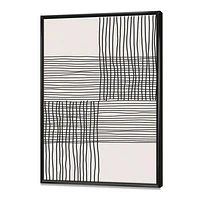 Minimal Geometric Compostions of Elementary Forms XIX  Wall Art