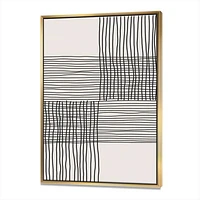 Minimal Geometric Compostions of Elementary Forms XIX  Wall Art