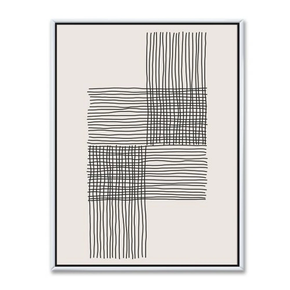 Minimal Geometric Compostions of Elementary Forms XIX  Wall Art
