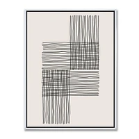 Minimal Geometric Compostions of Elementary Forms XIX  Wall Art