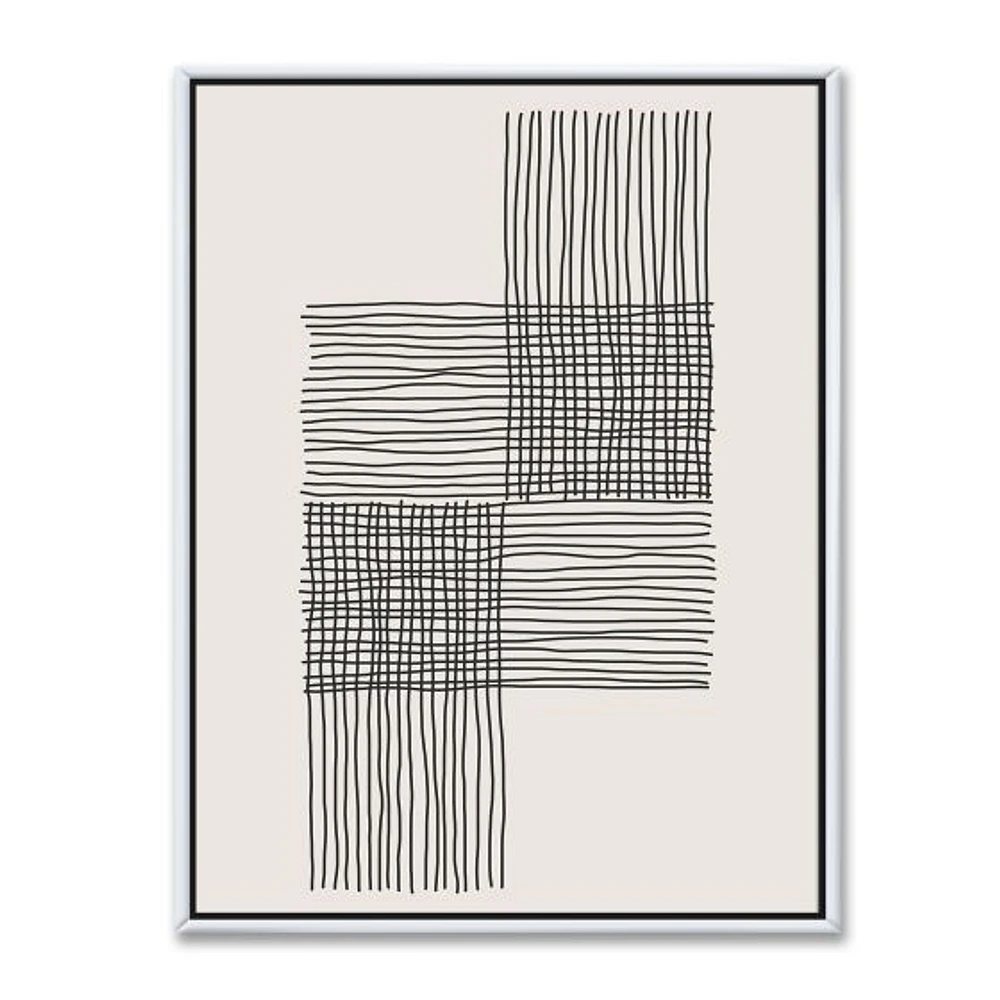 Minimal Geometric Compostions of Elementary Forms XIX  Wall Art