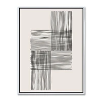 Minimal Geometric Compostions of Elementary Forms XIX  Wall Art