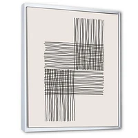Minimal Geometric Compostions of Elementary Forms XIX  Wall Art