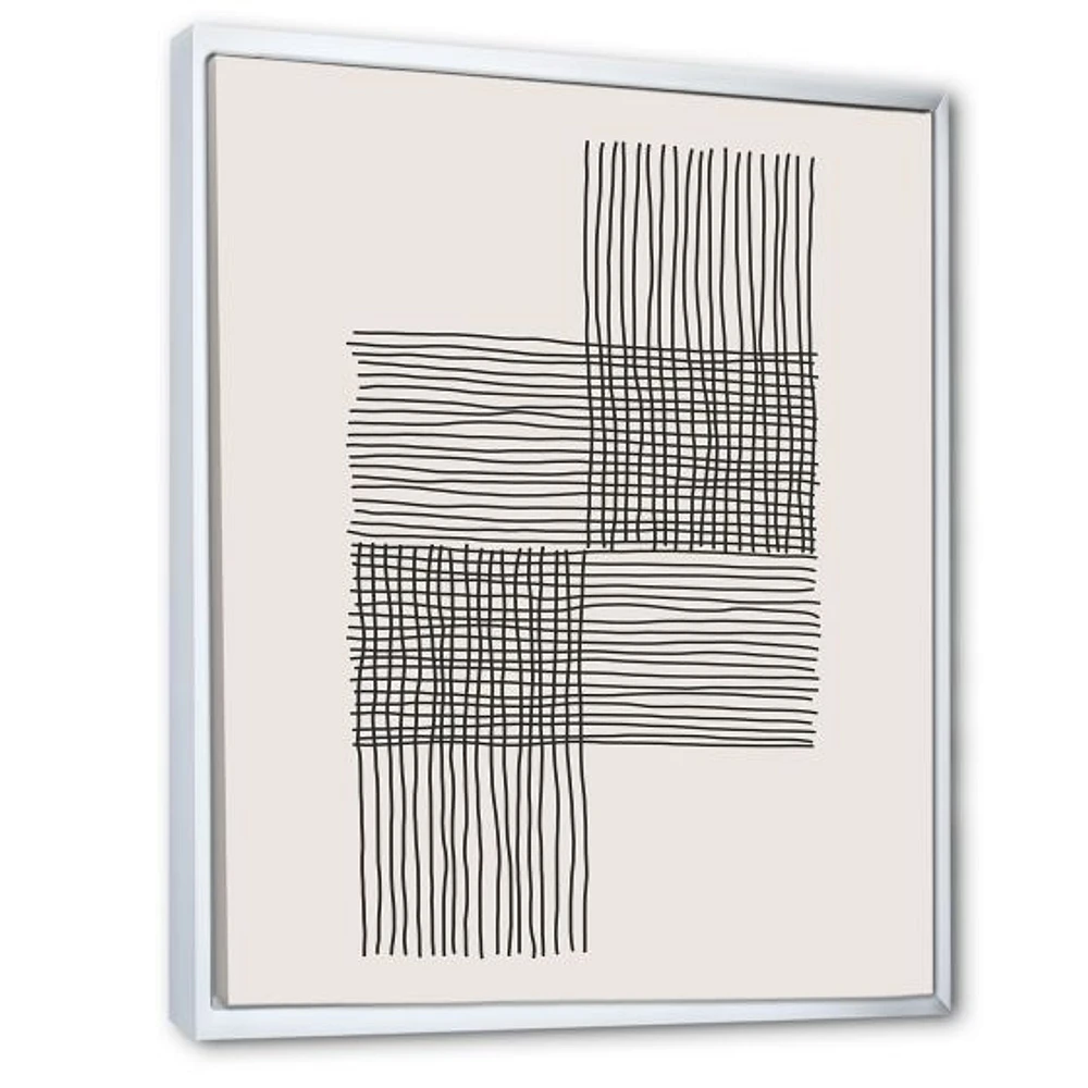 Minimal Geometric Compostions of Elementary Forms XIX  Wall Art