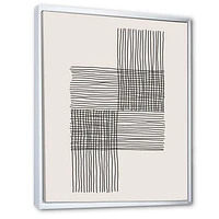 Minimal Geometric Compostions of Elementary Forms XIX  Wall Art