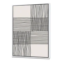 Minimal Geometric Compostions of Elementary Forms XIX  Wall Art
