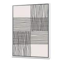 Minimal Geometric Compostions of Elementary Forms XIX  Wall Art