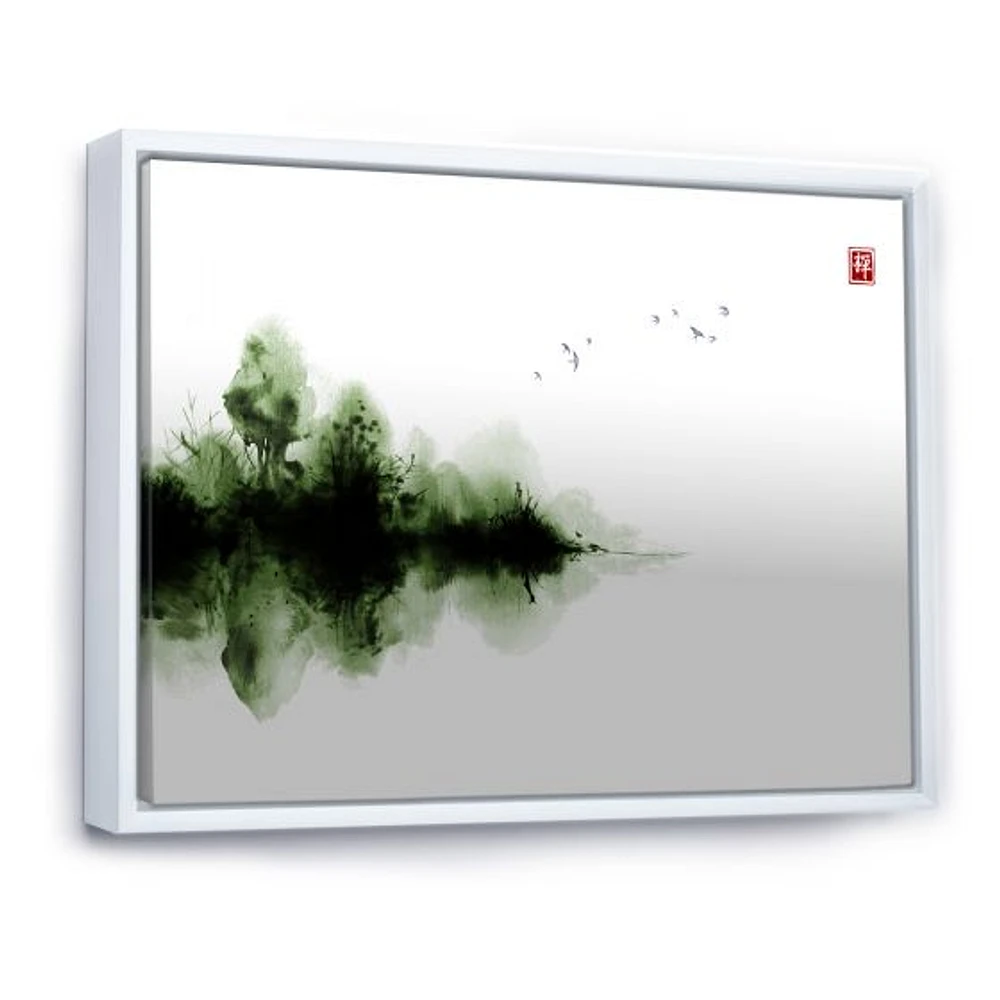 Japanese Red Moon I  Wall Art