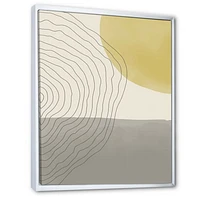 Minimal Geometric Compostions of Elementary Forms XXXIV  Wall Art