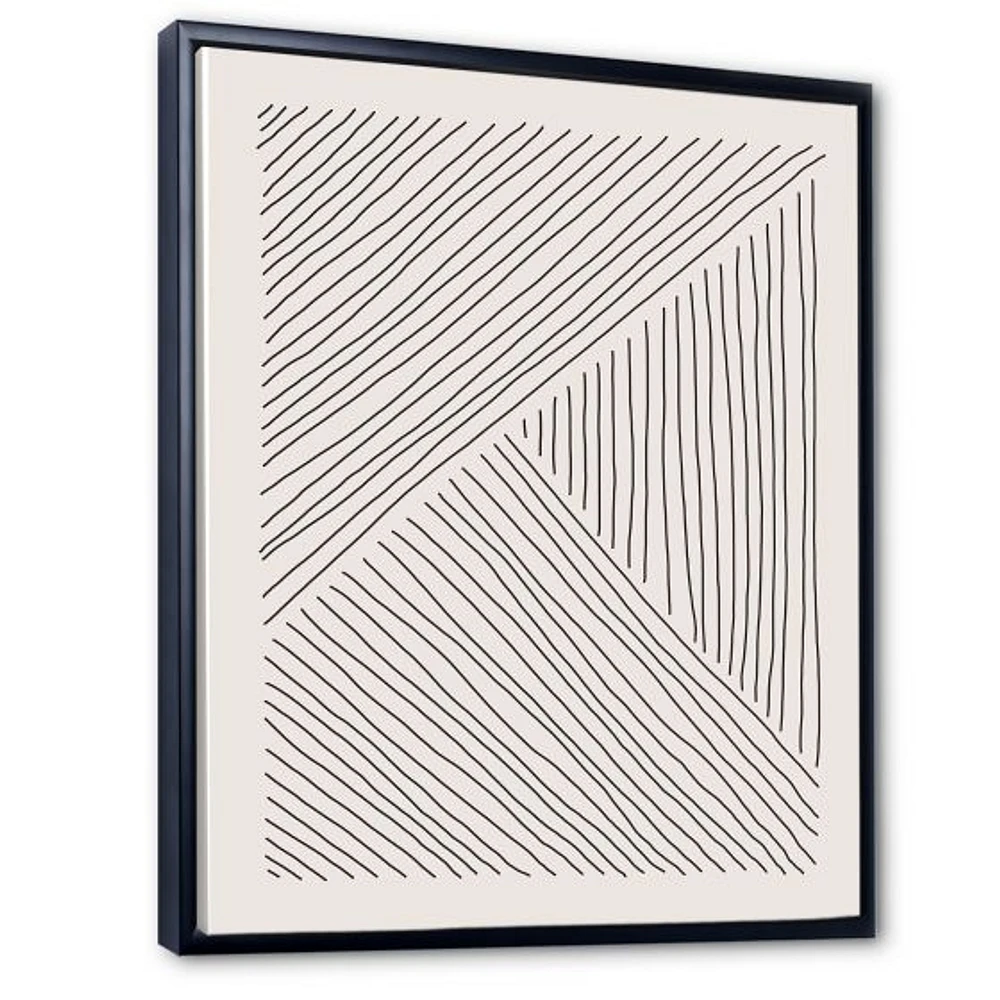 Minimal Geometrical Lines II  Wall Art