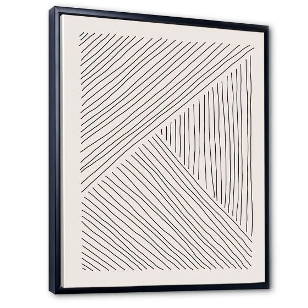 Minimal Geometrical Lines II  Wall Art