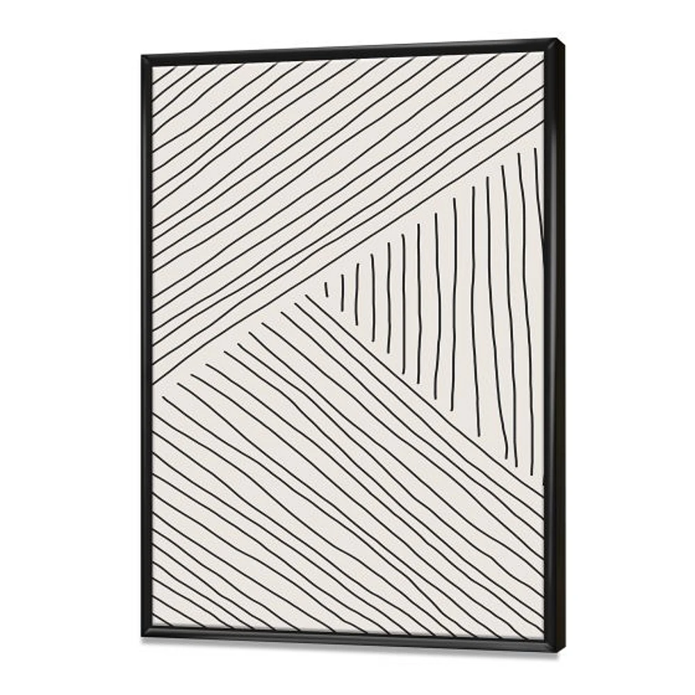 Minimal Geometrical Lines II  Wall Art
