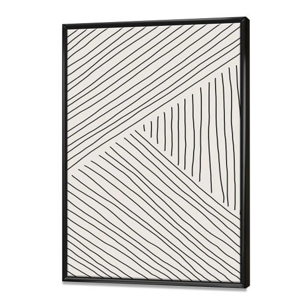 Minimal Geometrical Lines II  Wall Art