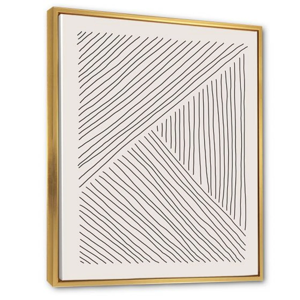 Minimal Geometrical Lines II  Wall Art