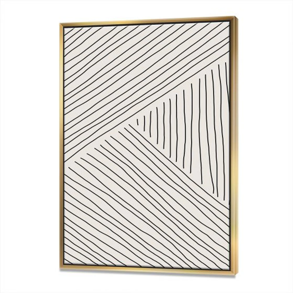 Minimal Geometrical Lines II  Wall Art