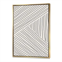 Minimal Geometrical Lines II  Wall Art