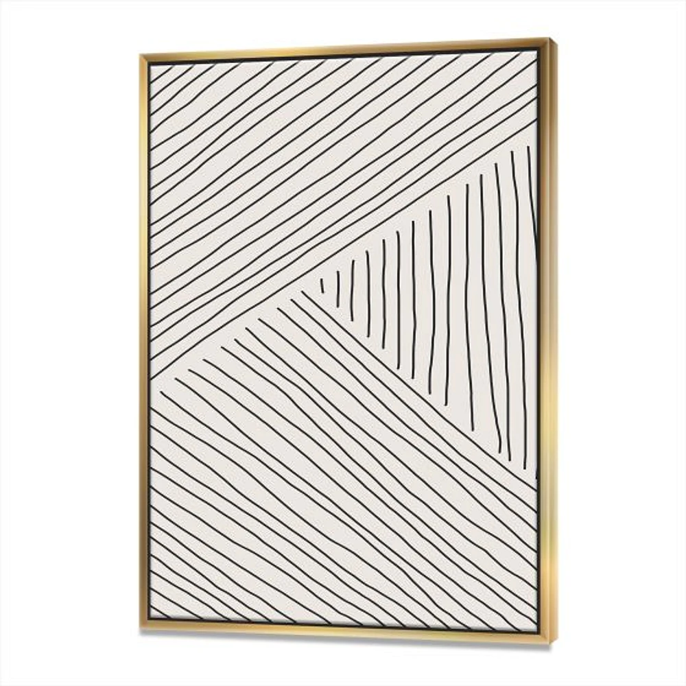Minimal Geometrical Lines II  Wall Art