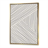 Minimal Geometrical Lines II  Wall Art