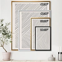 Minimal Geometrical Lines II  Wall Art