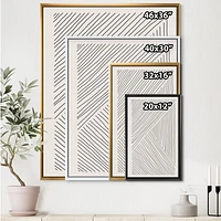 Minimal Geometrical Lines II  Wall Art