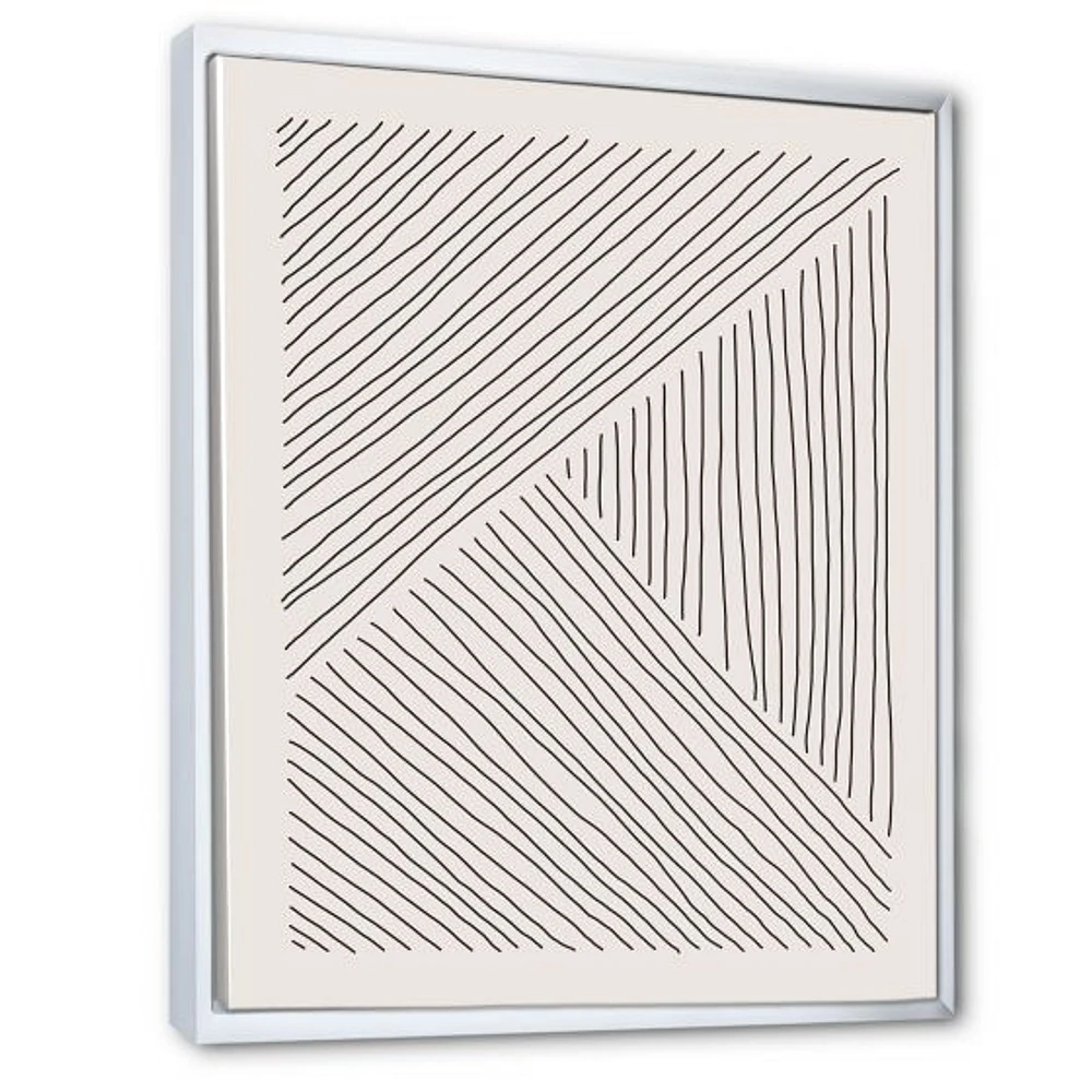 Minimal Geometrical Lines II  Wall Art