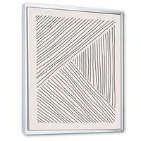 Minimal Geometrical Lines II  Wall Art