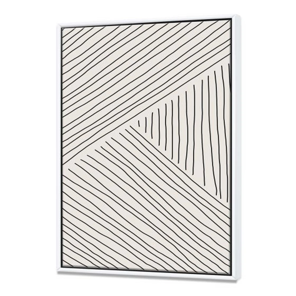 Minimal Geometrical Lines II  Wall Art